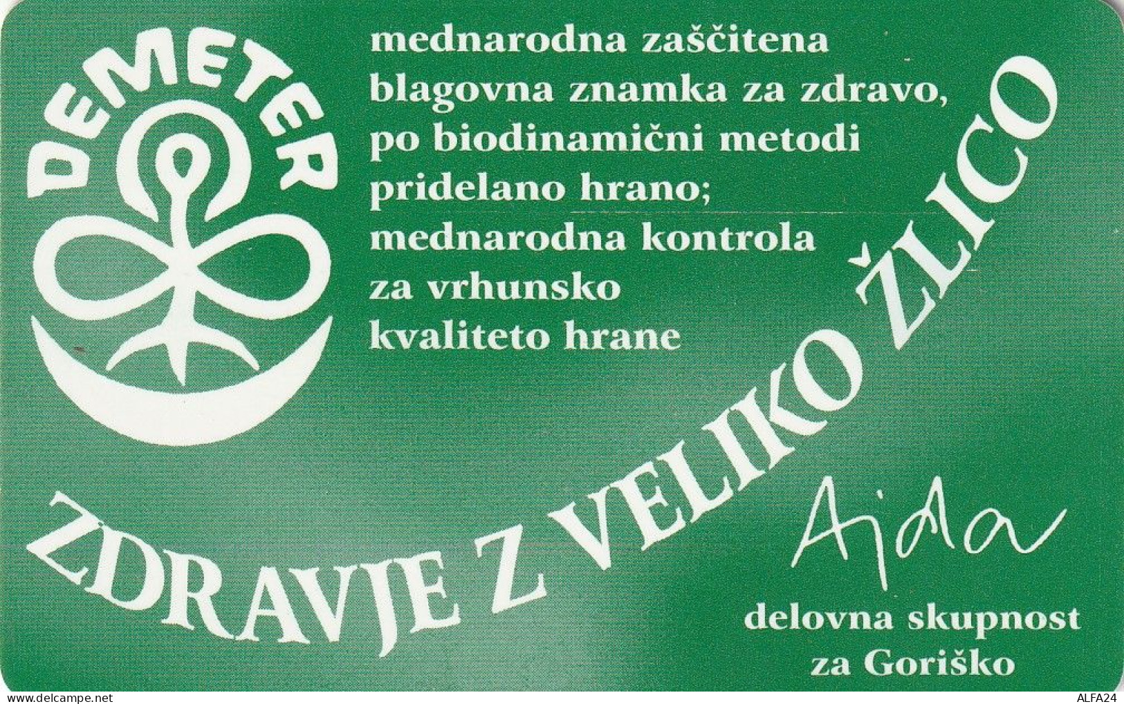 PHONE CARD SLOVENIA (E48.38.3 - Slovenië