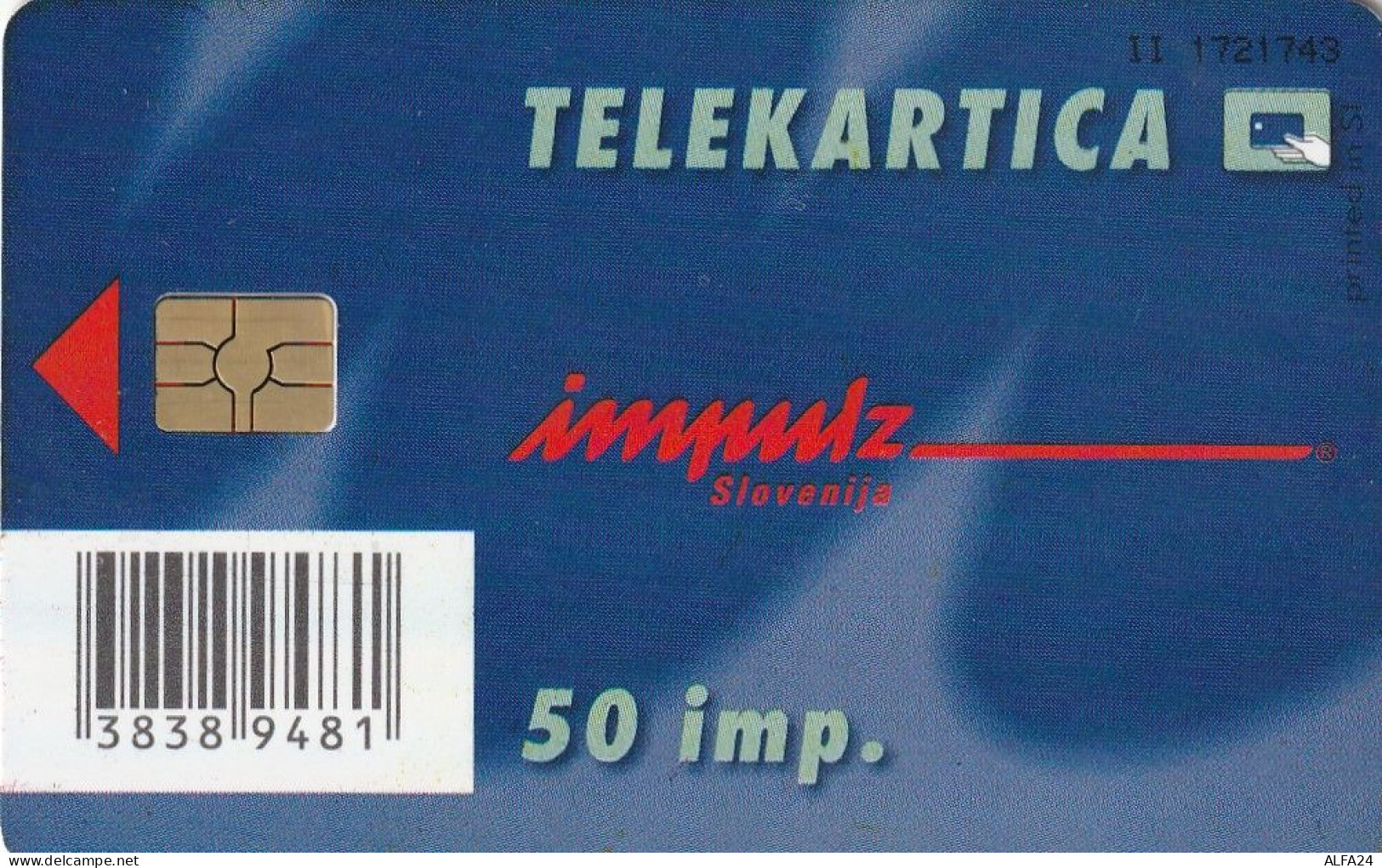 PHONE CARD SLOVENIA (E48.37.6 - Slovénie