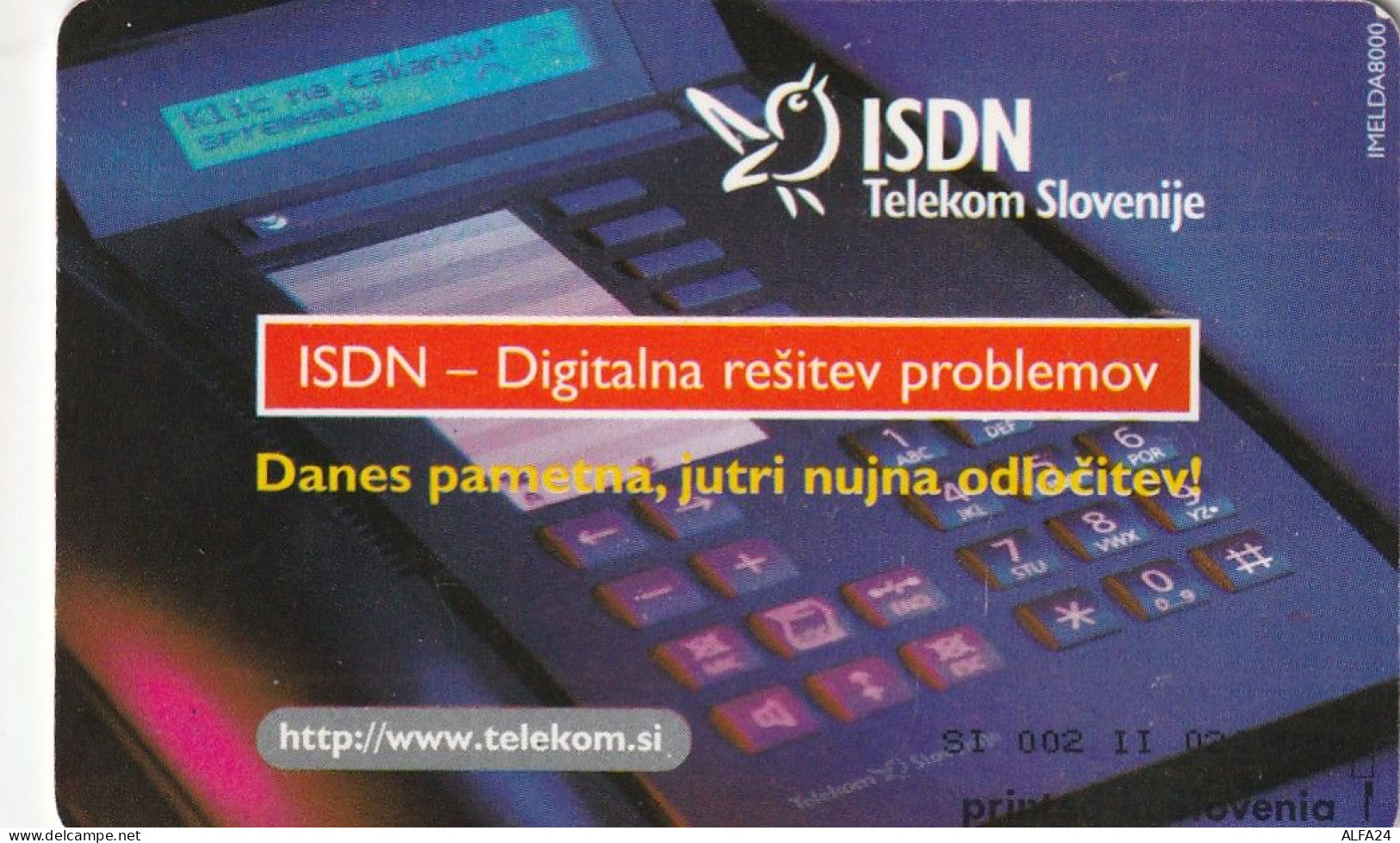 PHONE CARD SLOVENIA (E48.24.1 - Slovénie