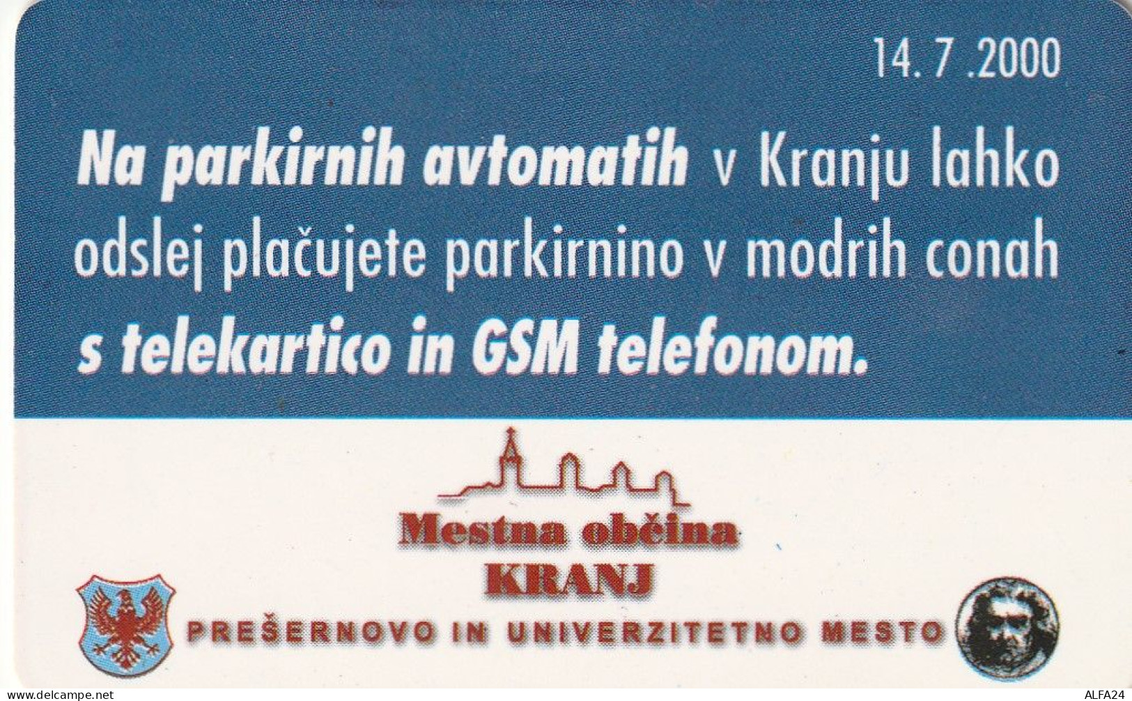 PHONE CARD SLOVENIA (E48.22.7 - Slovénie