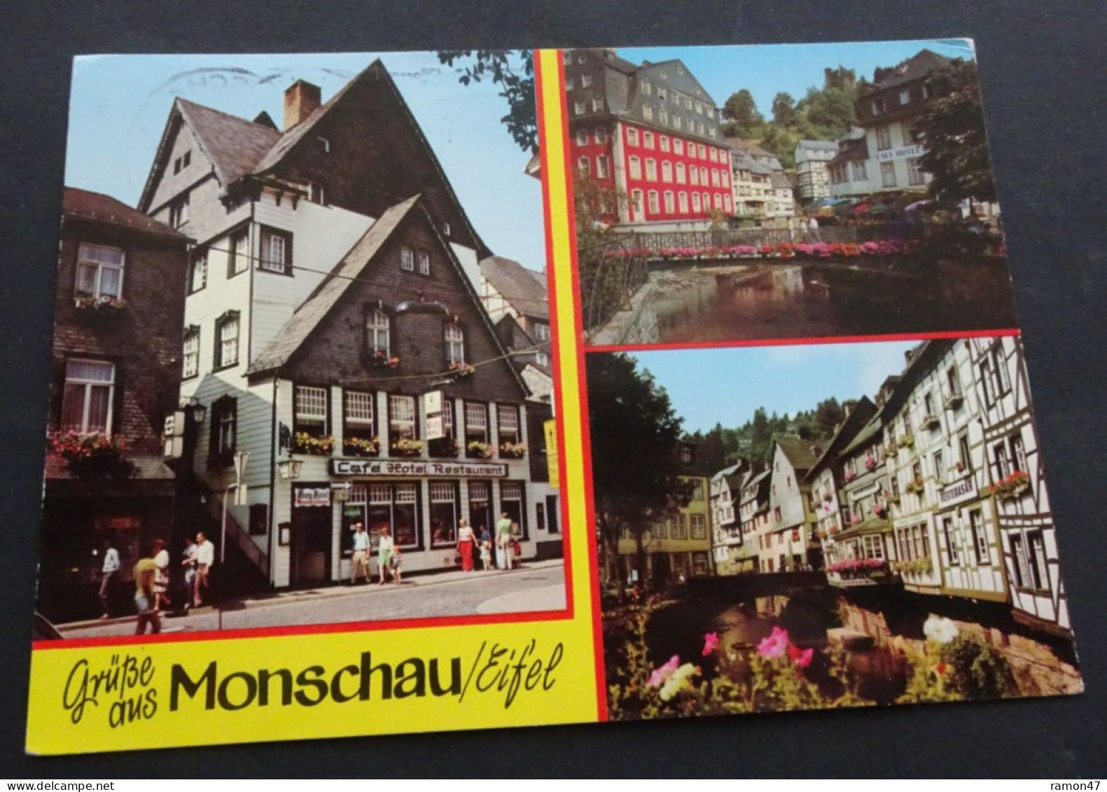 Grüsse Aus Monschau/Eifel - Verlag Erich Justra, Heimbach - # 2201 - Saluti Da.../ Gruss Aus...