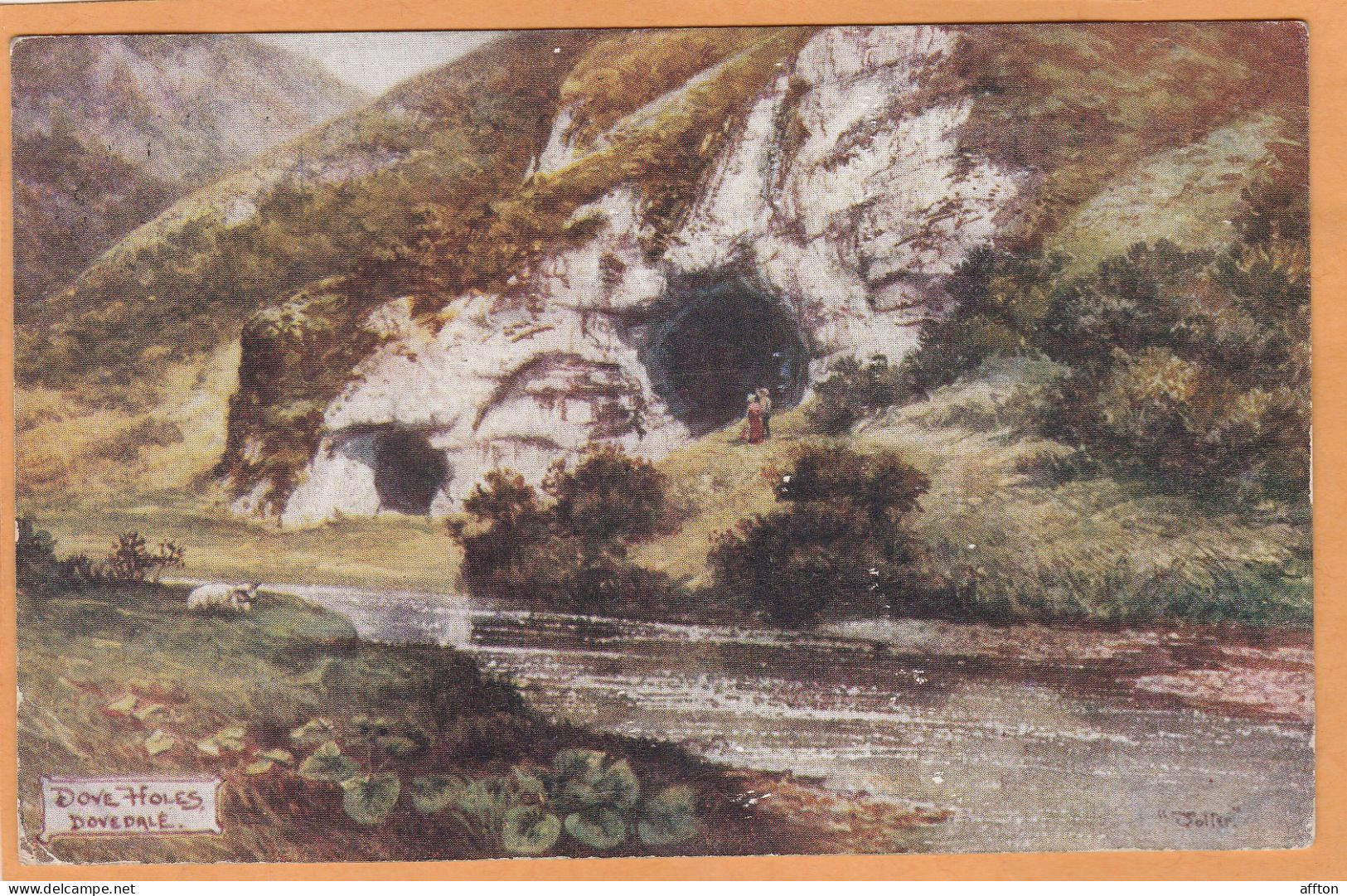 Dovedale UK 1905 Postcard - Derbyshire