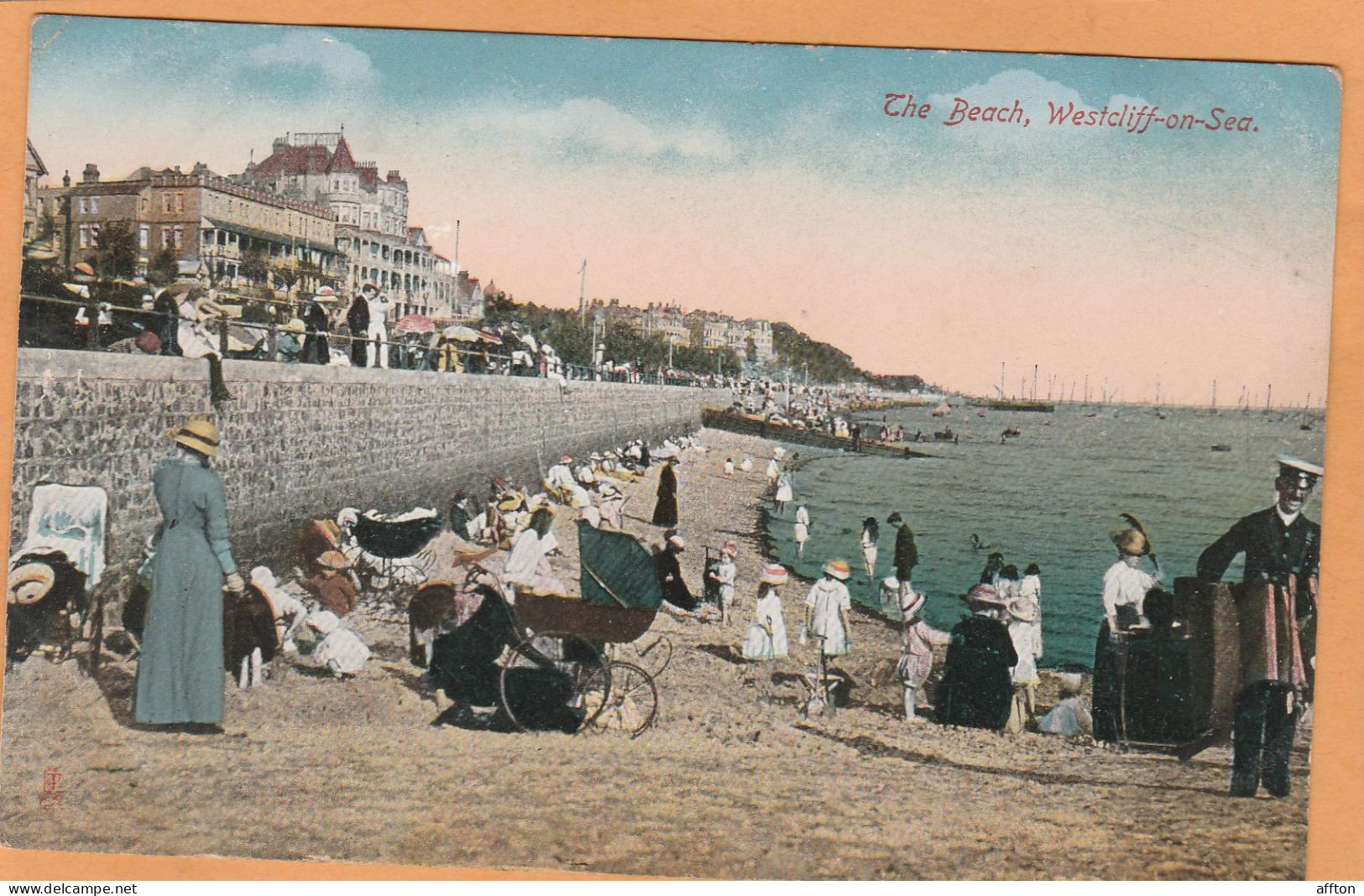 Westcliff-on-Sea UK 1905 Postcard - Southend, Westcliff & Leigh