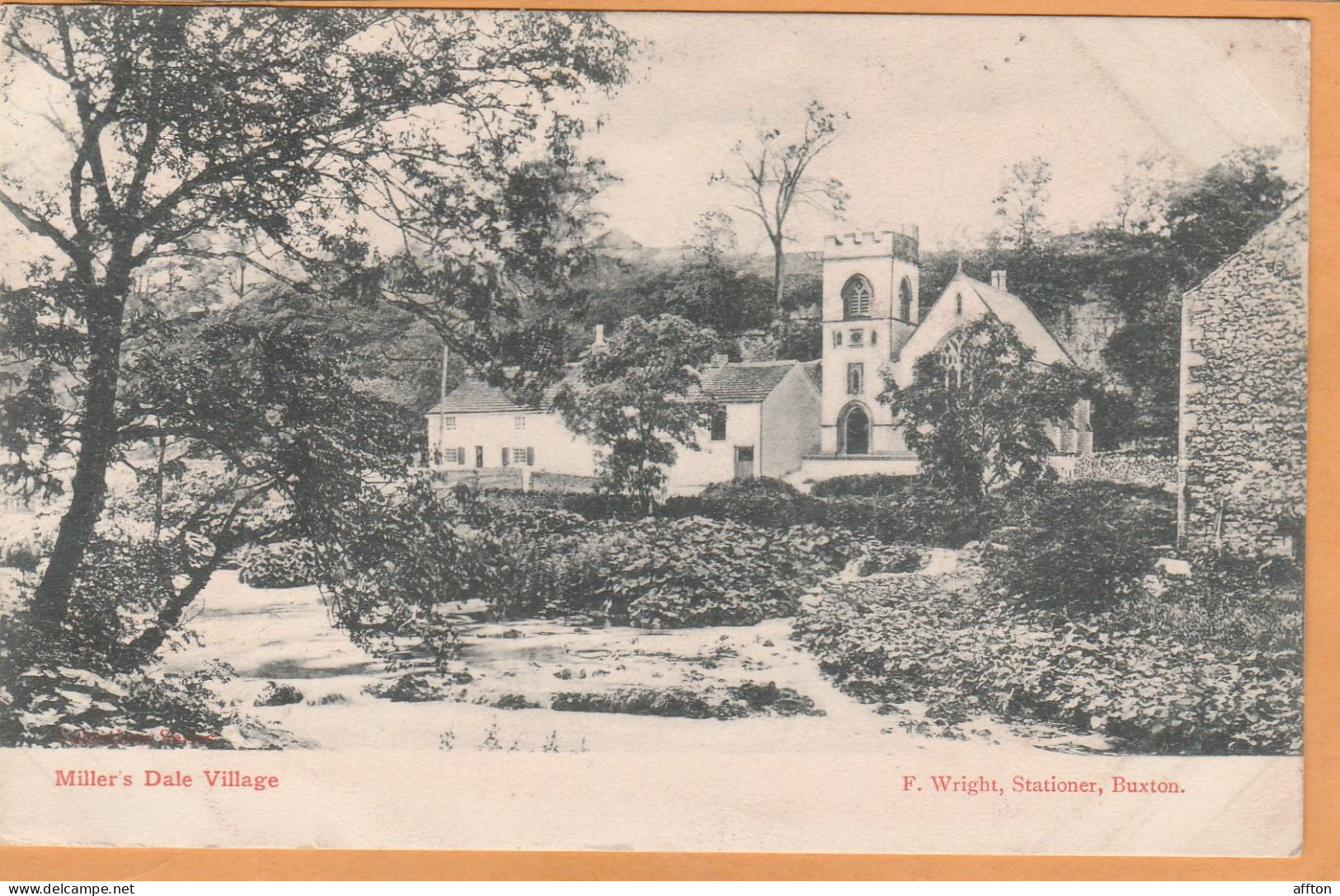 Millers Dale UK 1904 Postcard - Derbyshire