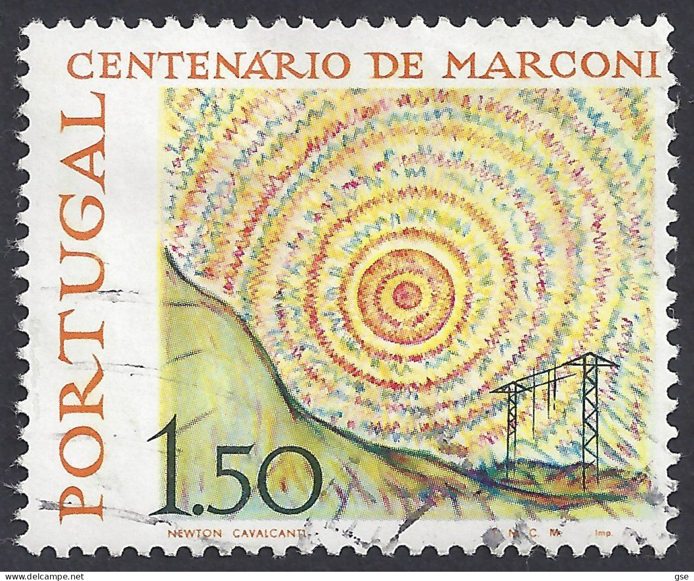 PORTOGALLO 1974 - Yvert 1217° - Marconi | - Used Stamps