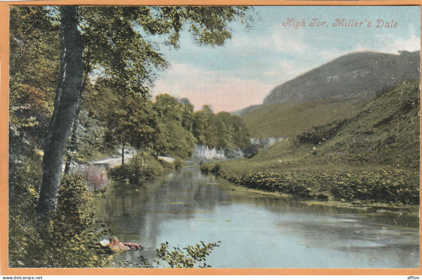 Millers Dale UK 1904 Postcard - Derbyshire