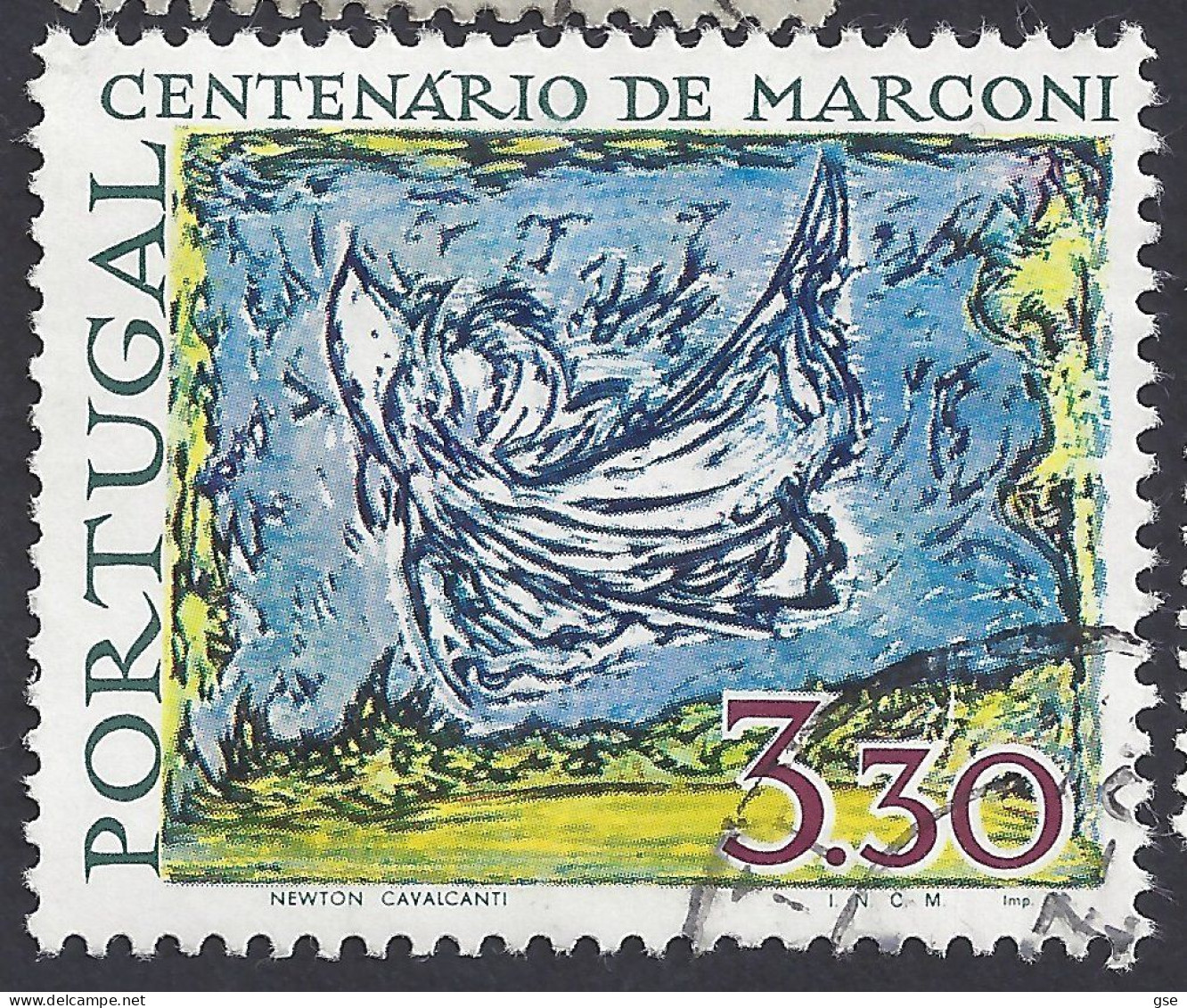 PORTOGALLO 1974 - Yvert 1218° - Marconi | - Oblitérés