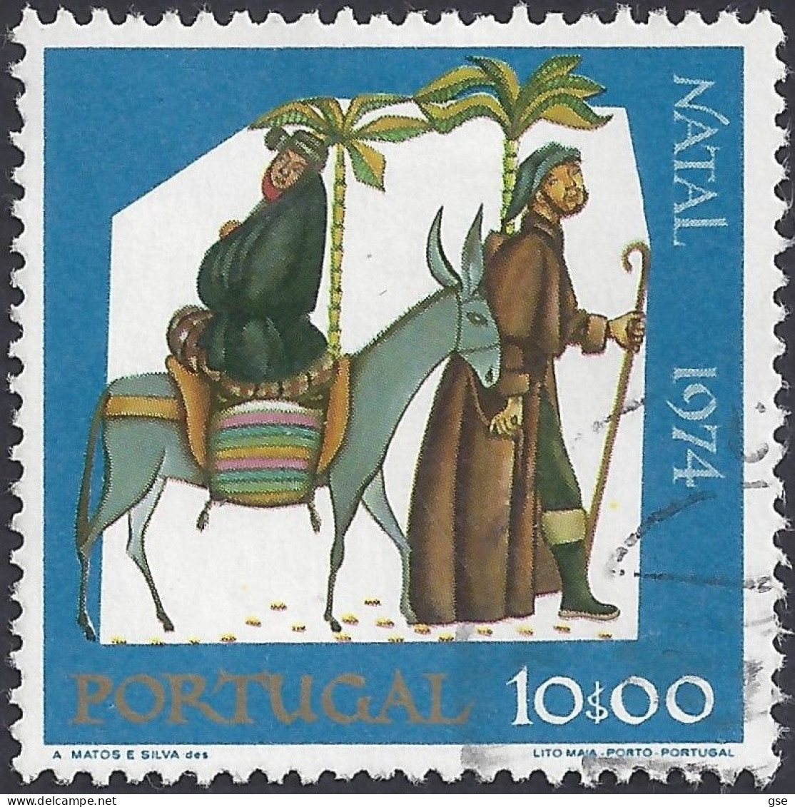 PORTOGALLO 1974 - Yvert 1245° - Natale | - Used Stamps