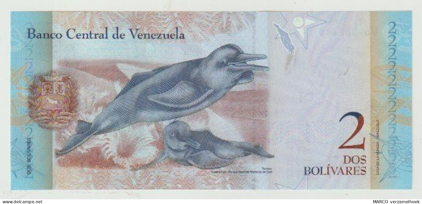 Banknote Banco Central De Venezuela 2 Bolivares 2014 UNC - Venezuela