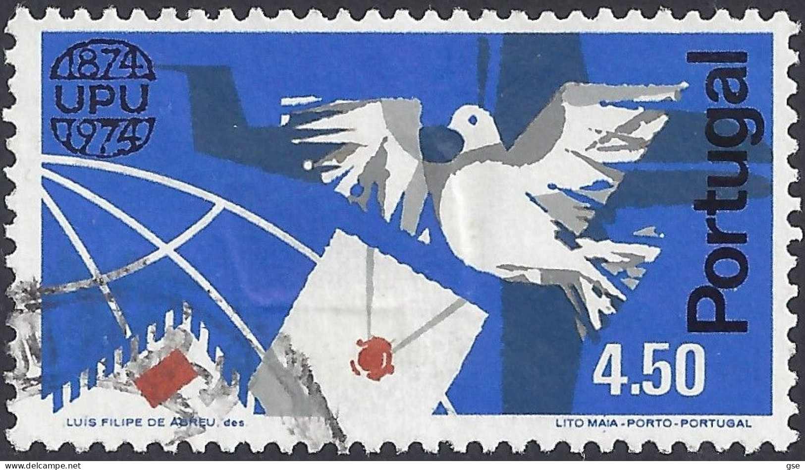 PORTOGALLO 1974 - Yvert 1231° - UPU | - Used Stamps