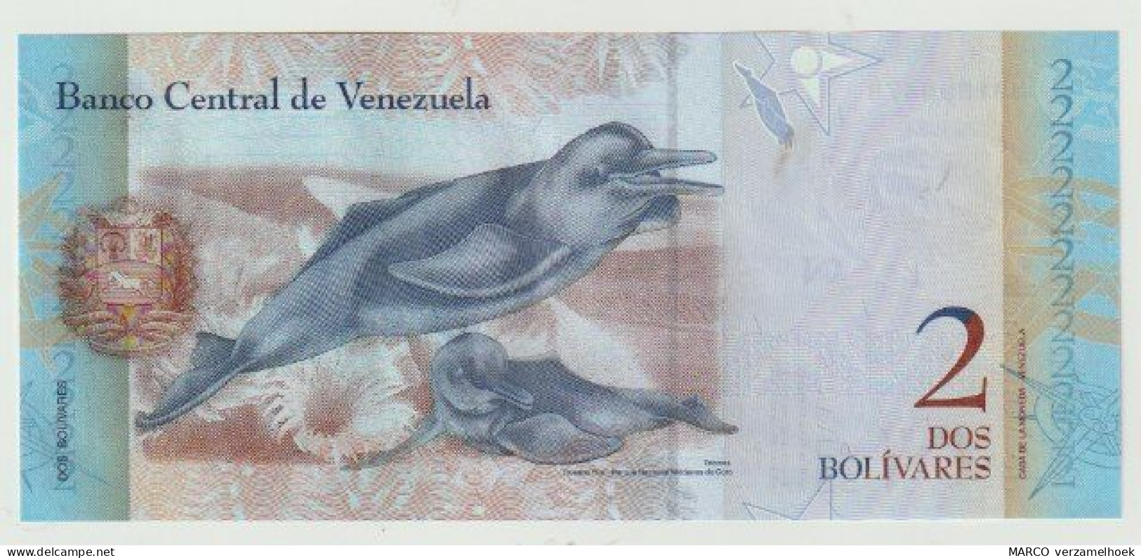 Banknote Banco Central De Venezuela 2 Bolivares 2013 UNC - Venezuela