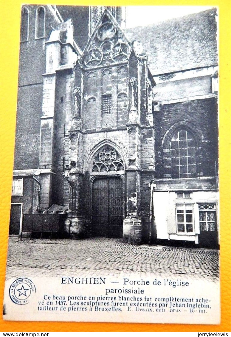 ENGHIEN - EDINGEN  - Porche De L'Eglise Paroissiale - Enghien - Edingen