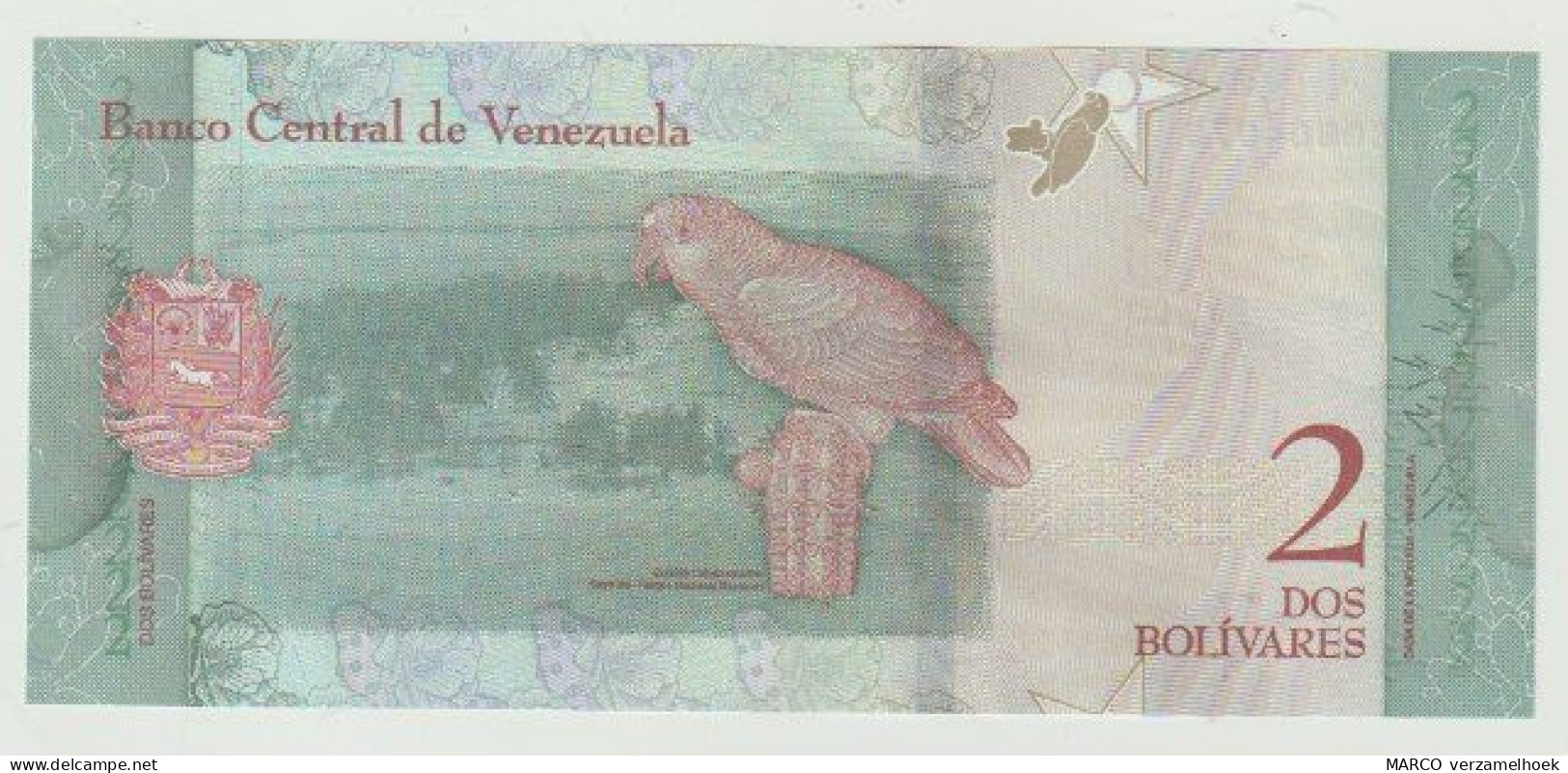 Banknote Banco Central De Venezuela 2 Bolivares 2018 UNC - Venezuela