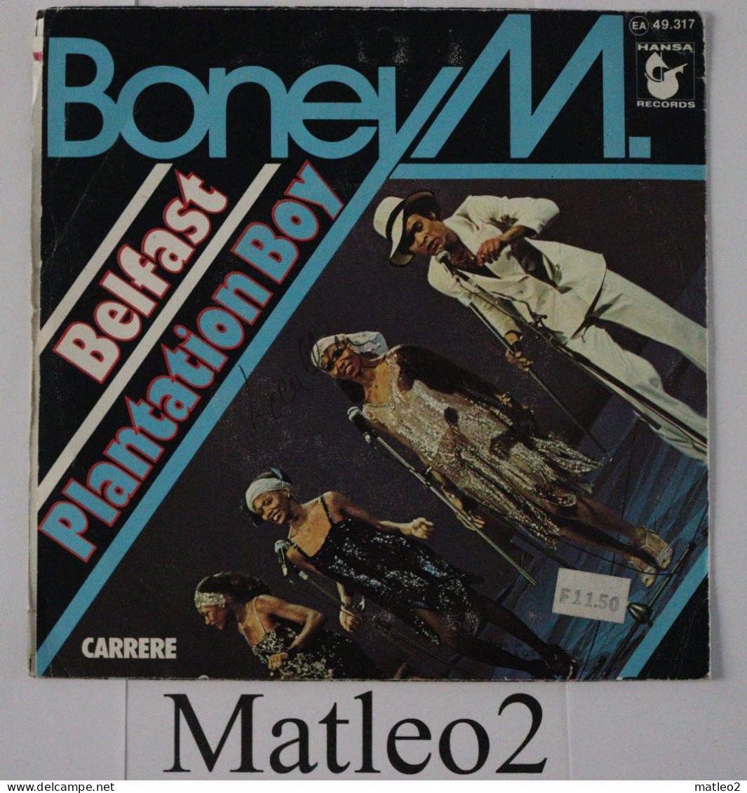 Vinyle 45 Tours : Boney M - Belfast / Plantation Boy - Soul - R&B