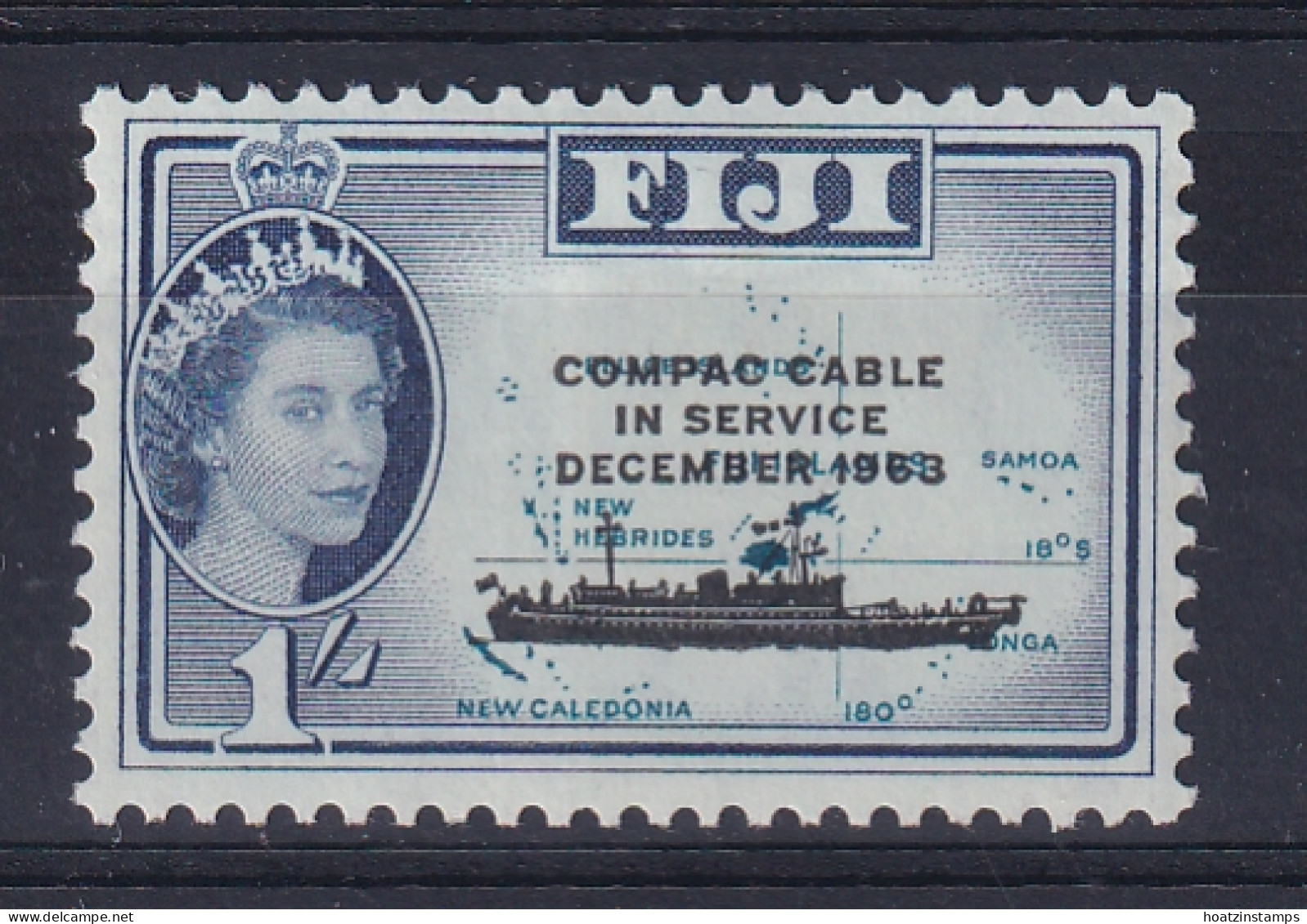 Fiji: 1963   Opening Of COMPAC     MH - Fiji (...-1970)