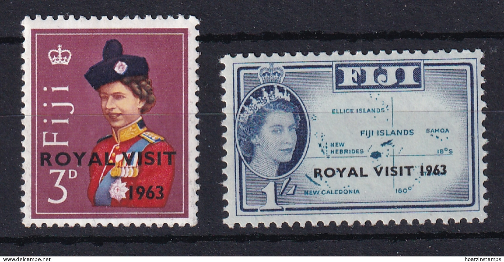 Fiji: 1963   Royal Visit OVPT     MH - Fiji (...-1970)
