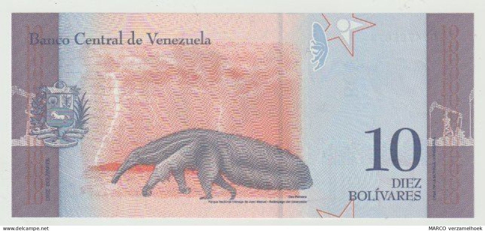 Banknote Banco Central De Venezuela 10 Bolivares 2018 UNC - Venezuela