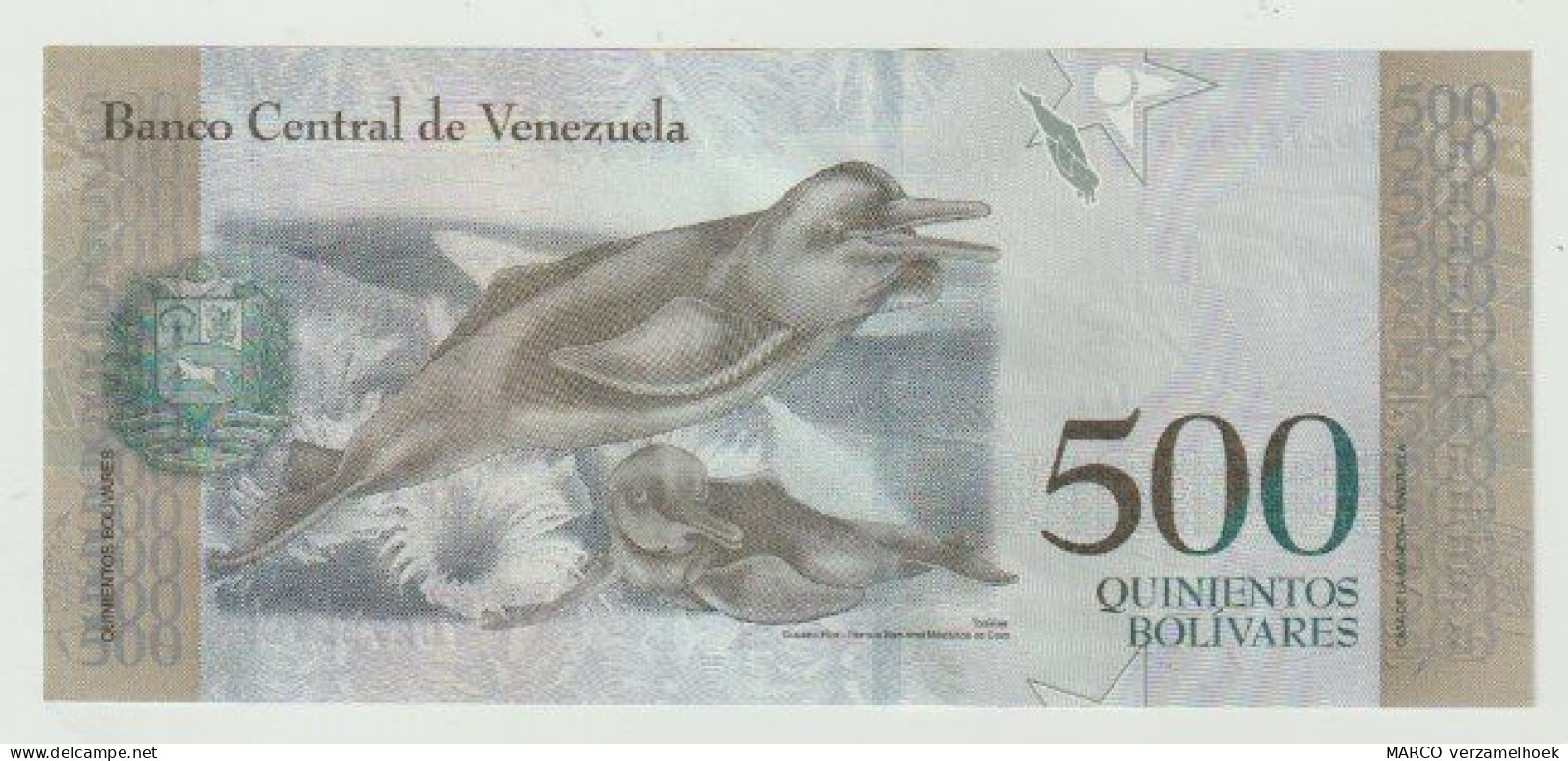Banknote Banco Central De Venezuela 500 Bolivares 2017 UNC - Venezuela