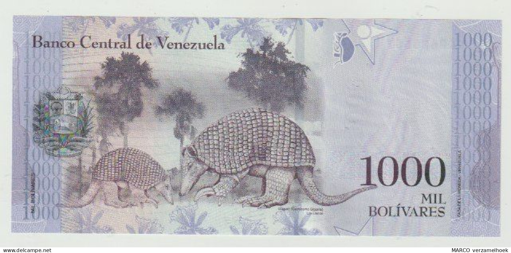 Banknote Banco Central De Venezuela 1000 Bolivares 2017 UNC - Venezuela