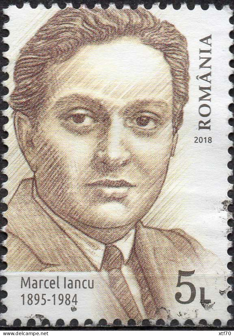 ROMANIA 2018 Famous Romanians. 5L Marcel Iancu - Usati