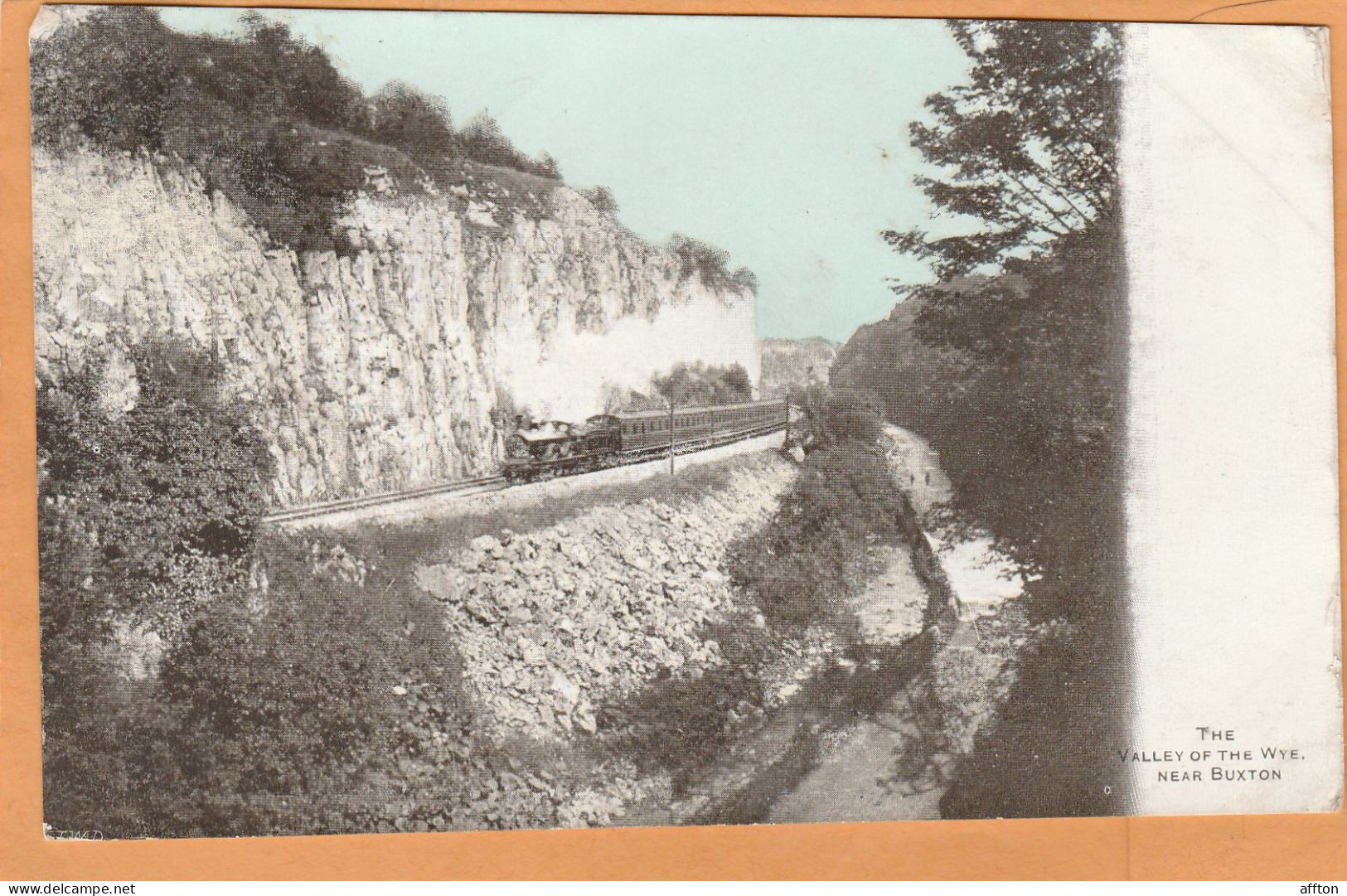 Buxton Railroad UK 1904 Postcard - Derbyshire