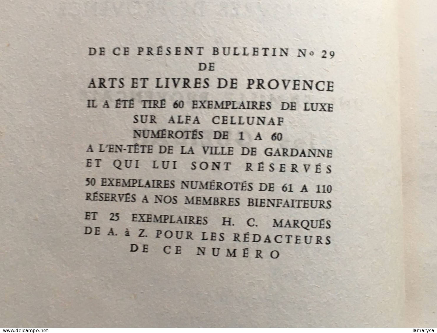 Arts Livre De Provence 29é Bulletin-Famille Provençale Les Gueidan-Municipalité De Gardanne-France Culture Régionalisme - Provence - Alpes-du-Sud