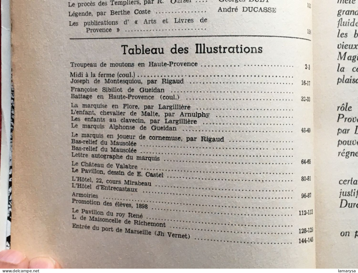 Arts Livre de Provence 29é Bulletin-Famille provençale Les Gueidan-Municipalité de Gardanne-France Culture Régionalisme