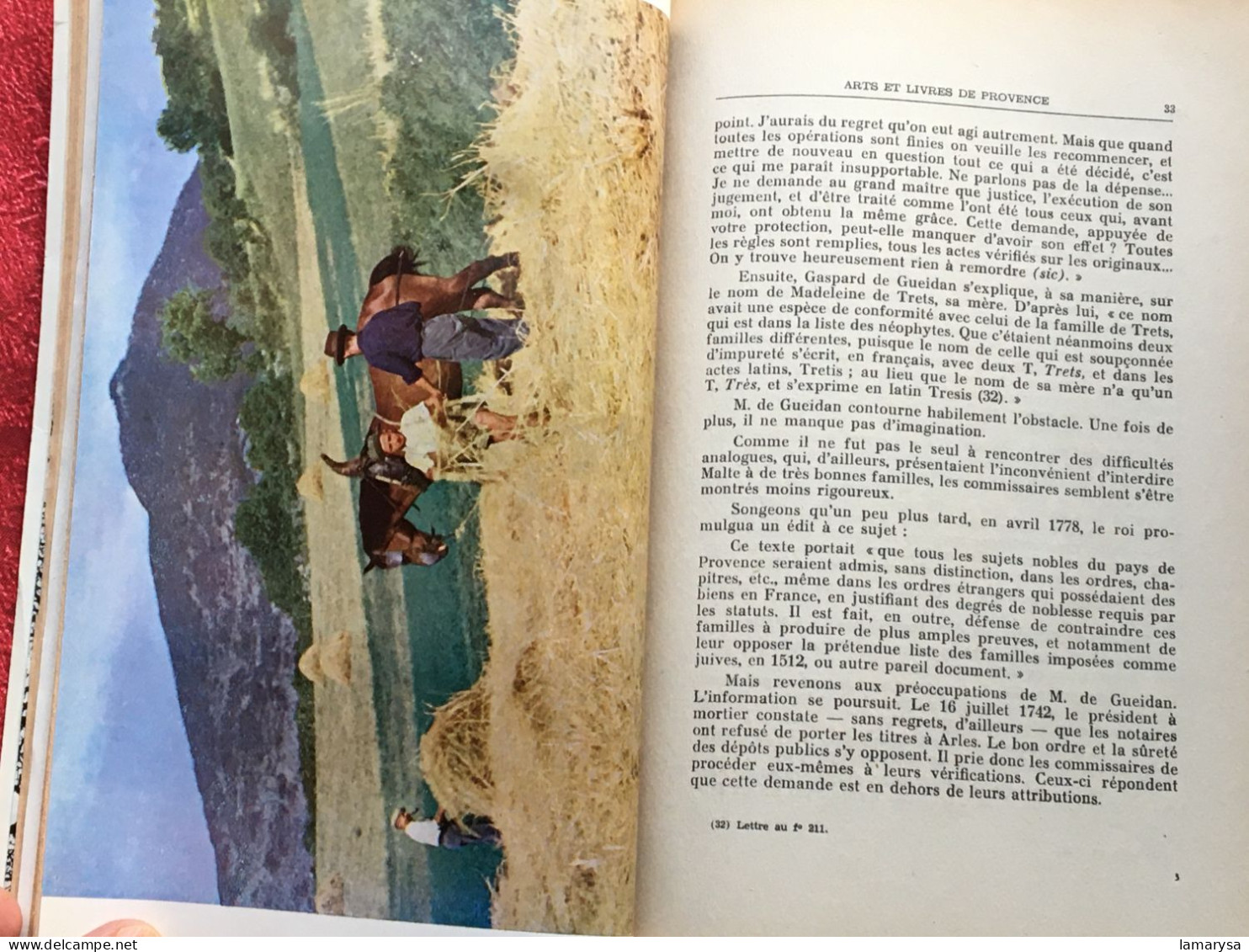 Arts Livre de Provence 29é Bulletin-Famille provençale Les Gueidan-Municipalité de Gardanne-France Culture Régionalisme