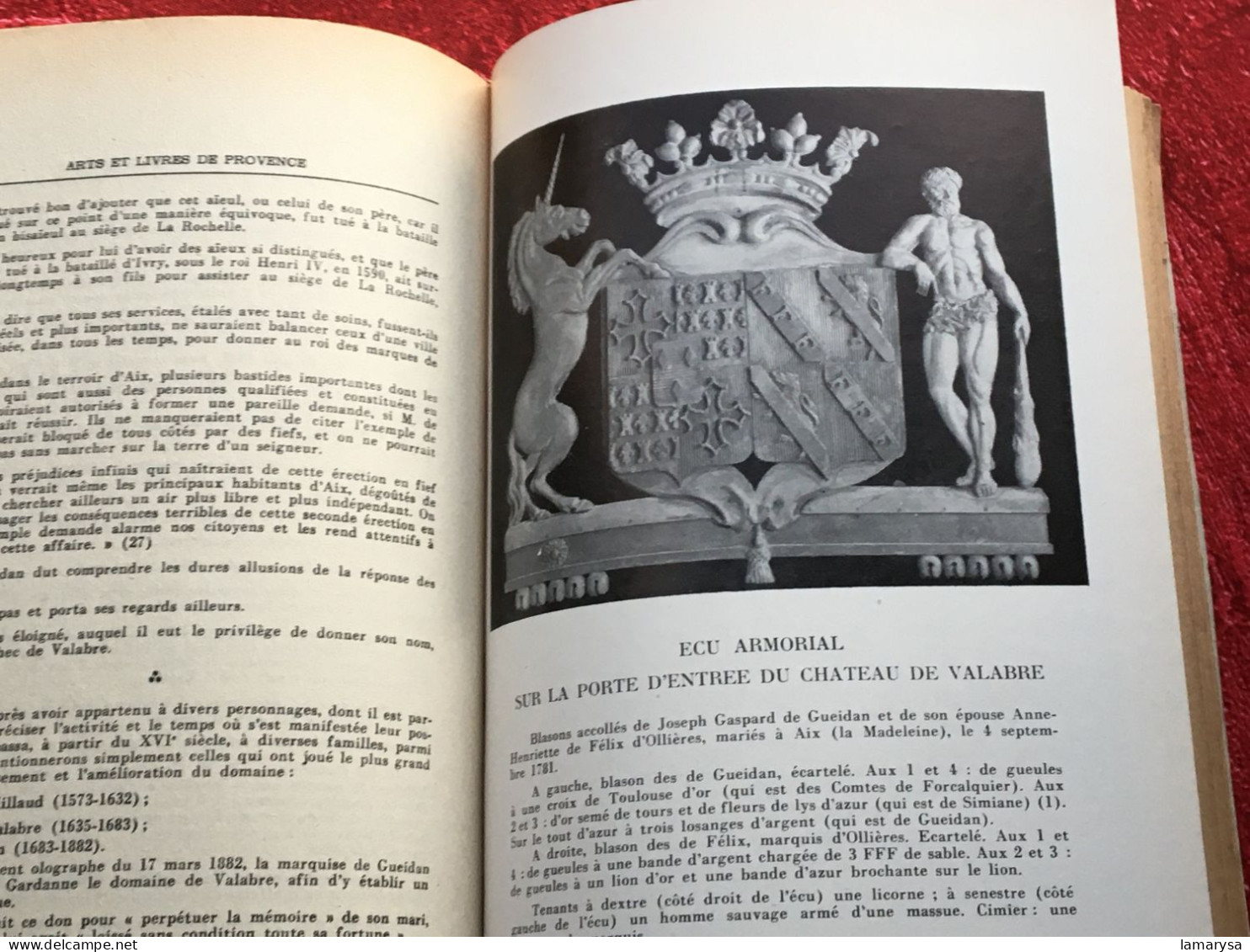 Arts Livre de Provence 29é Bulletin-Famille provençale Les Gueidan-Municipalité de Gardanne-France Culture Régionalisme