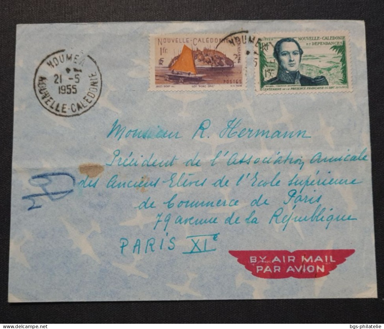 Nouvelle Calédonie Timbres Numéros 265 Et 283 Sur Lettre. - Covers & Documents