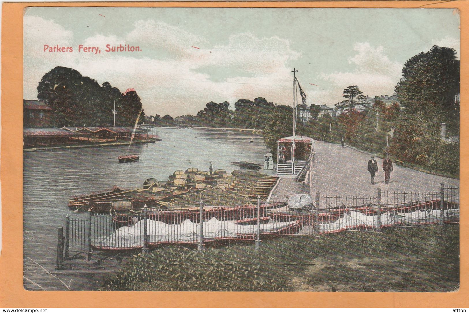 Surbiton UK 1905 Postcard - London Suburbs