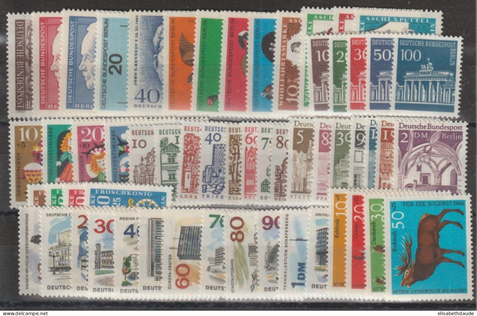 BERLIN - ANNEES COMPLETES 1964/1966 ! YVERT N°210/265 ** MNH - COTE = 45 EUR. - Unused Stamps