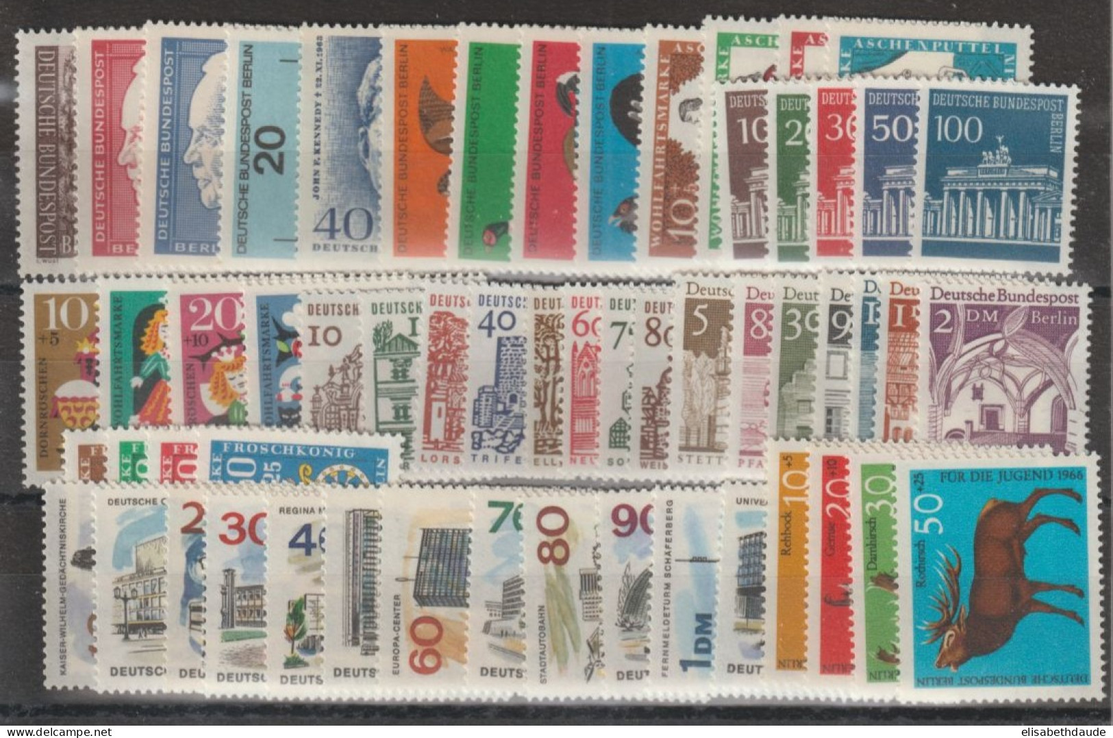 BERLIN - ANNEES COMPLETES 1964/1966 ! YVERT N°210/265 ** MNH - COTE = 45 EUR. - Ungebraucht