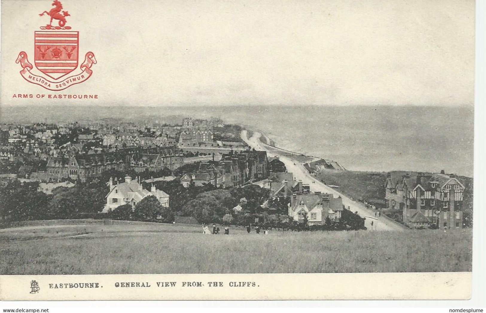 29004) UK GB Eastbourne View From The Cliffs By Tuck's "Town & City" Series - Eastbourne