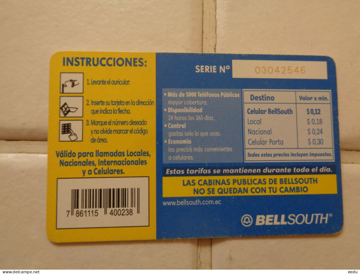 Ecuador Phonecard - Ecuador