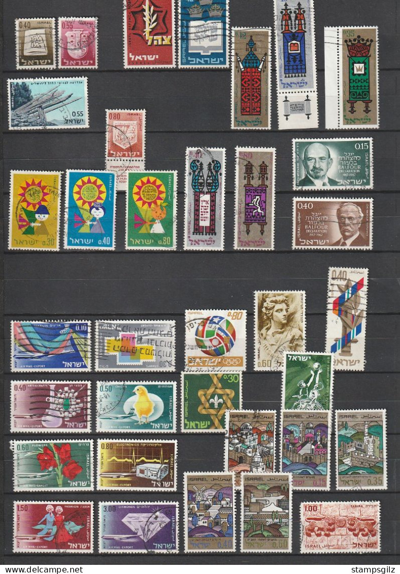 Israel Année 1967-68 (incompletes)oblitéré - Collections, Lots & Séries