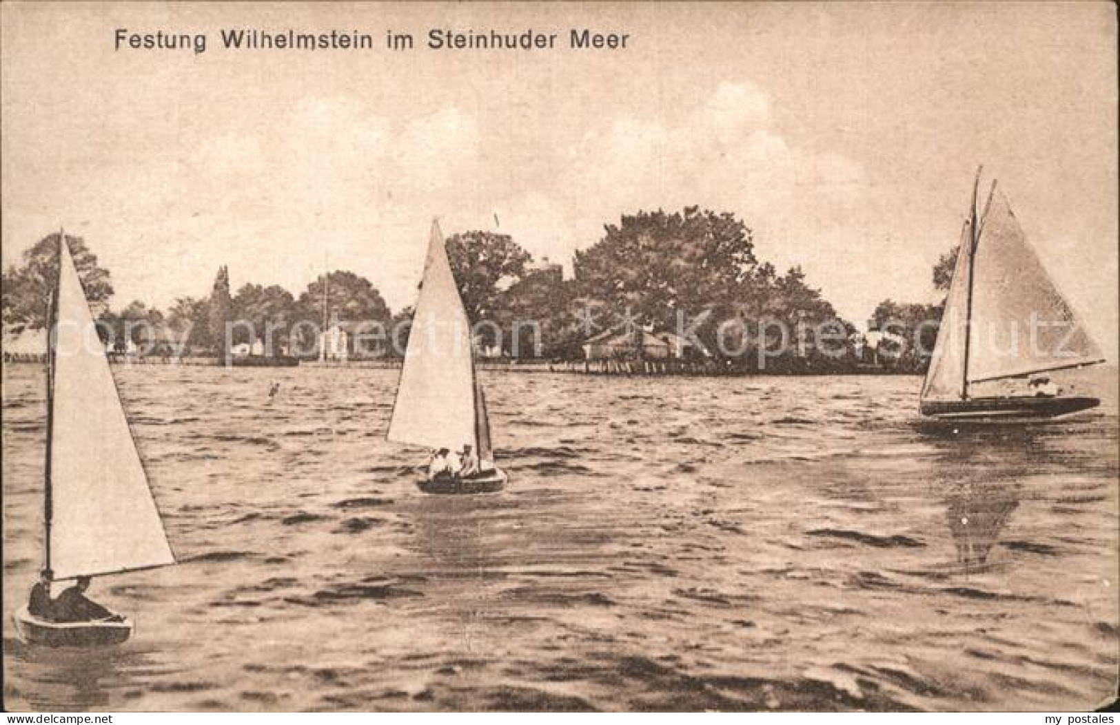 42171347 Steinhuder Meer Festung Wilhelmstein Segelschiffe Blumenau - Steinhude