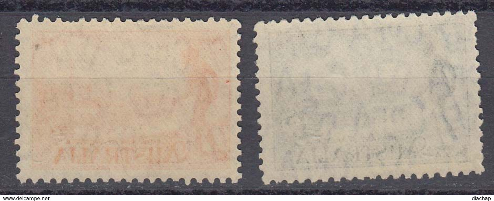 Australie 1934 Yvert Yvert 94 / 95 * Neufs Avec Charniere.Centenaire De La Colonie De Victoria. - Mint Stamps