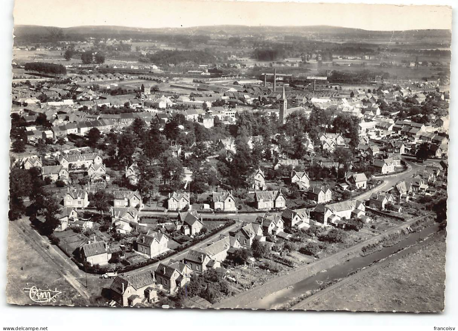 Vieux Condé Vue Generale Aerienne. Edit Cim  - Vieux Conde