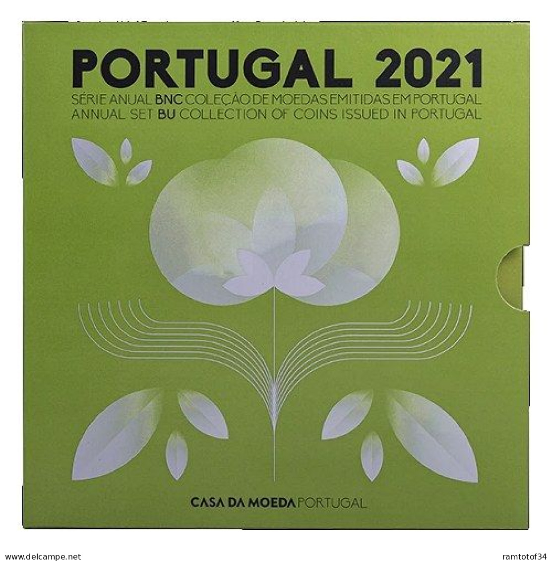 2021 PORTUGAL - Coffret BU (8 Pièces) Série Monnaies Euro (Retour Aux Choses Simples) - Portugal