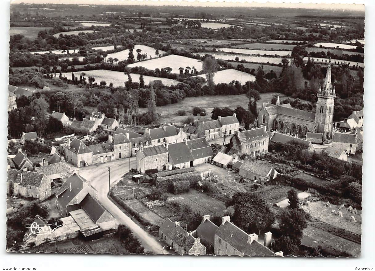 Lanvellec. Vue Generale Aerienne. Edit Cim 1957  - Lanvellec