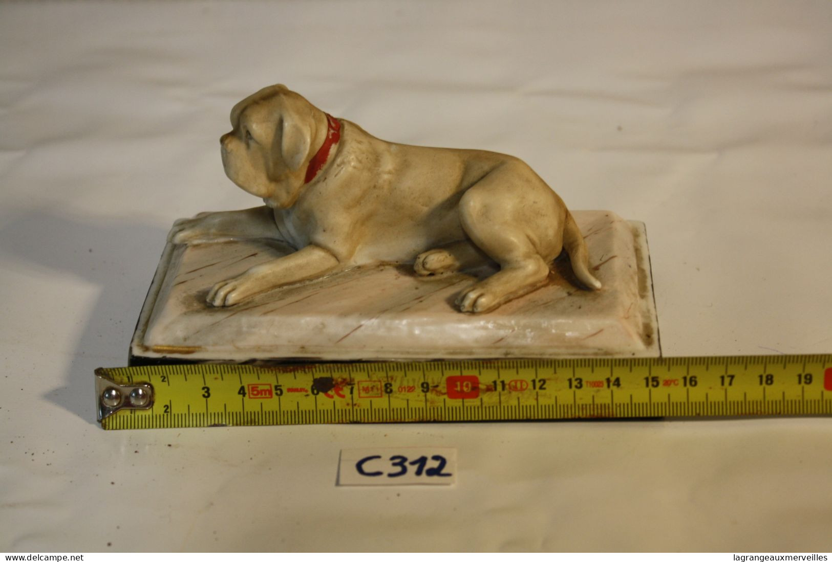 C312 Ancien Presse Papier - Forme De Chien - Administration - Material Y Accesorios