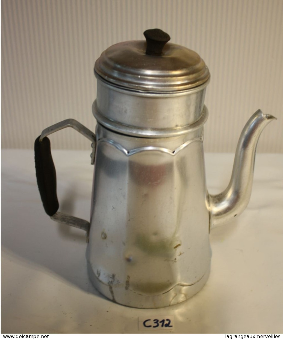 C312 Ancienne Cafetière - Aluminium - Auberge - Bistrot - Sonstige & Ohne Zuordnung