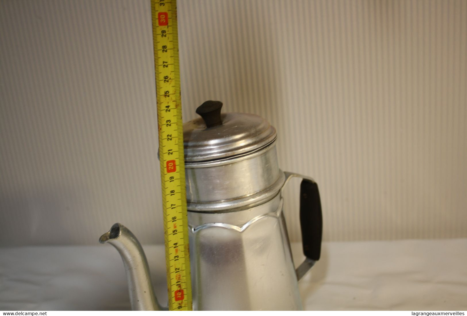 C312 Ancienne Cafetière - Aluminium - Auberge - Bistrot - Autres & Non Classés