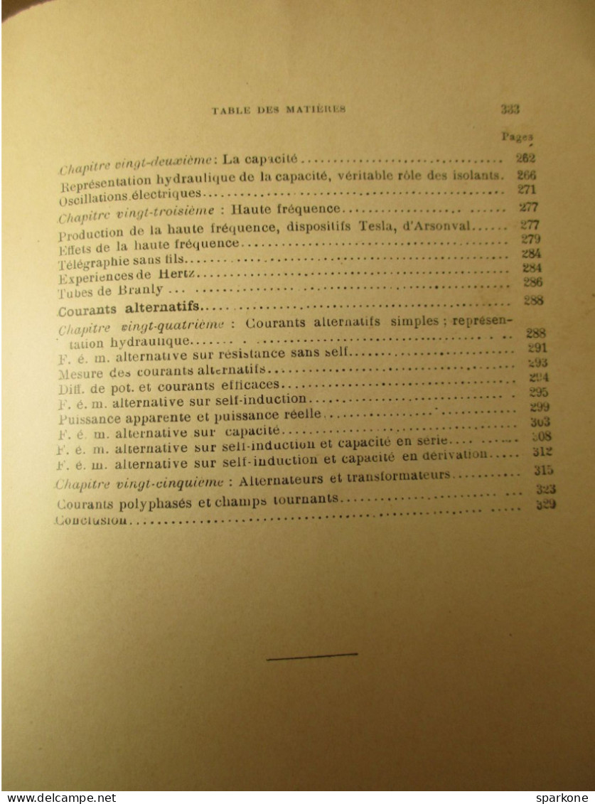 L'électricité à la portée de tout le monde (Georges Claude) éditions Ch. Dunod de 1901