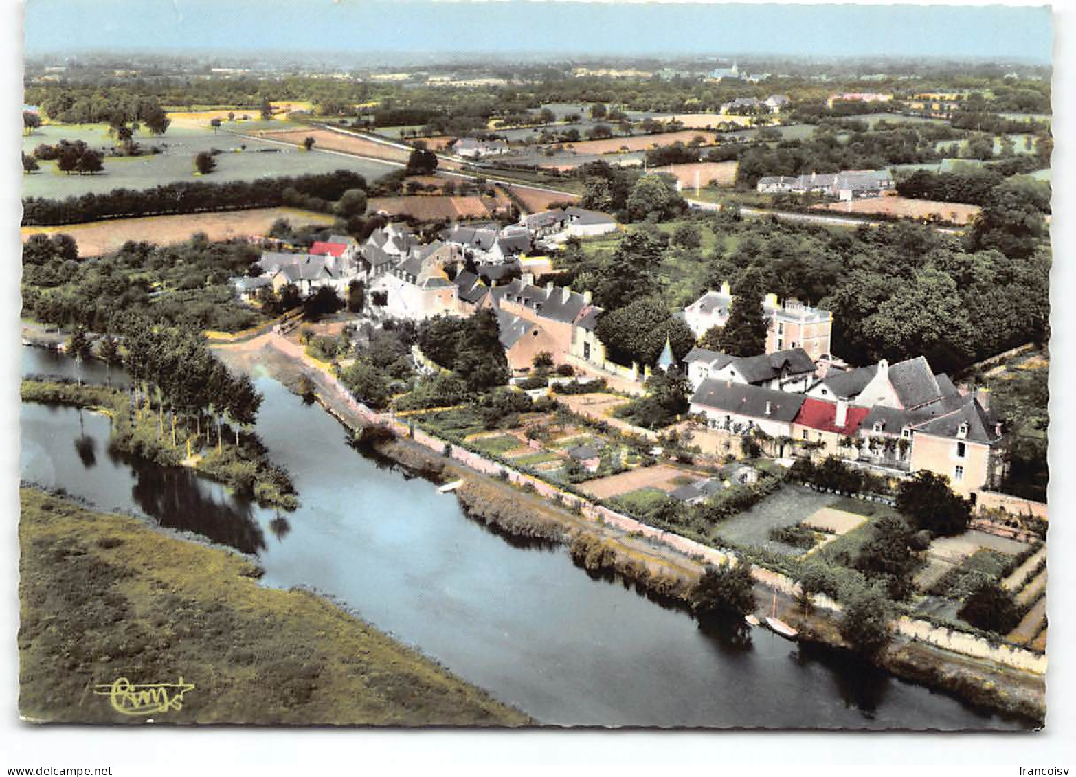 Moulin-Ivray. - Vue Aerienne - Environs De Tiercé. Edit Cim.  Postée 1974 - Tierce