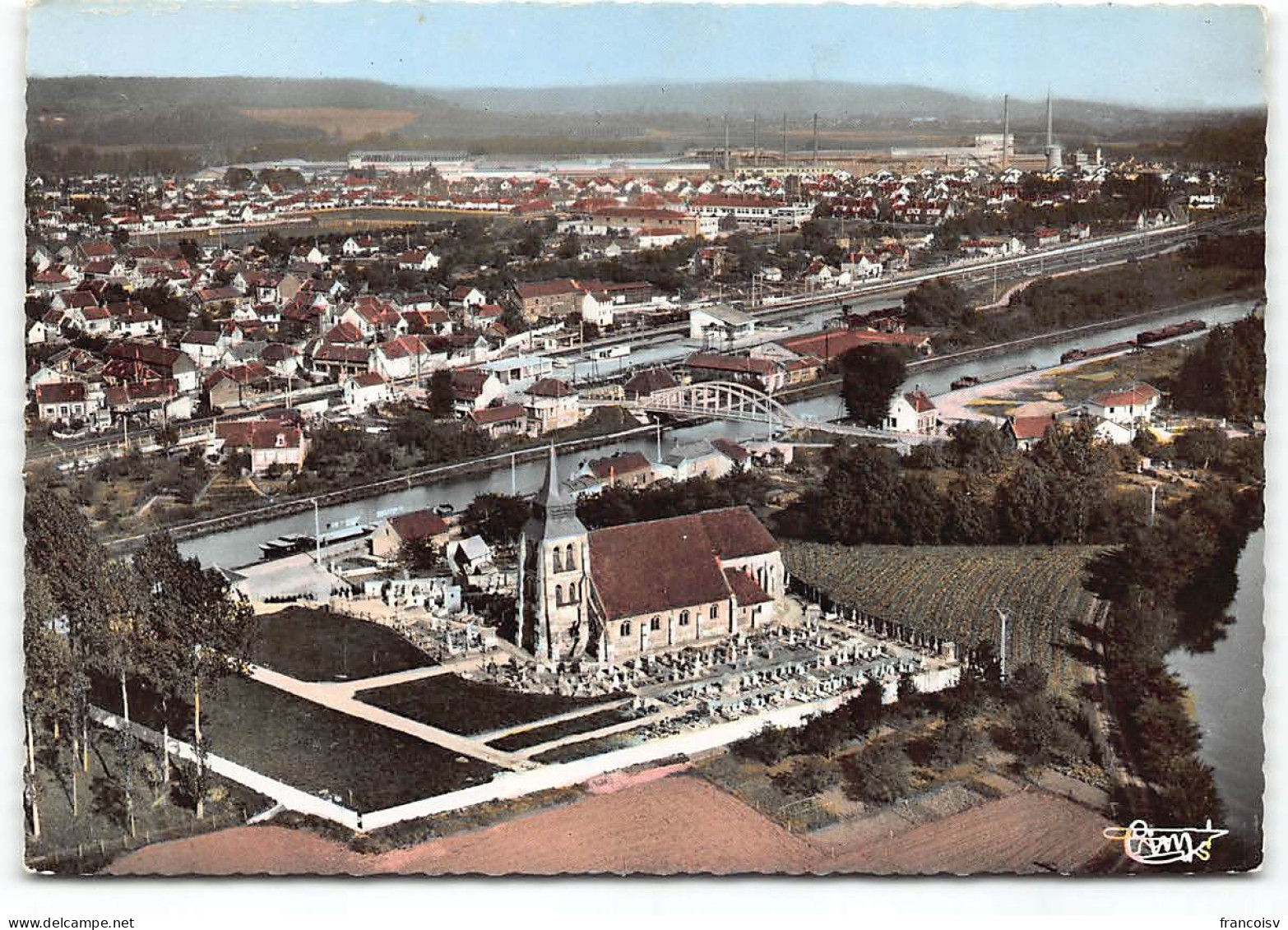 Thourotte. Eglise Vue Aerienne  Edit Cim  - Thourotte