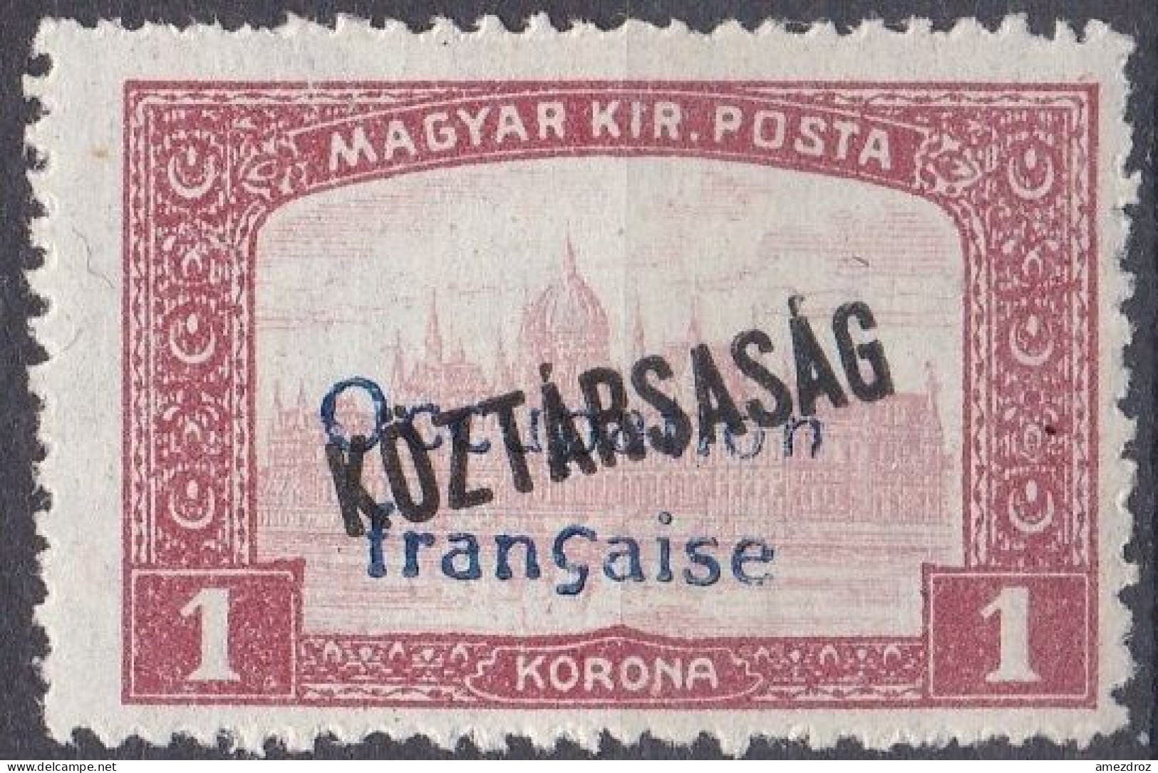 Arad Occupation Française En Hongrie Mi 38 * (K6) - Unused Stamps