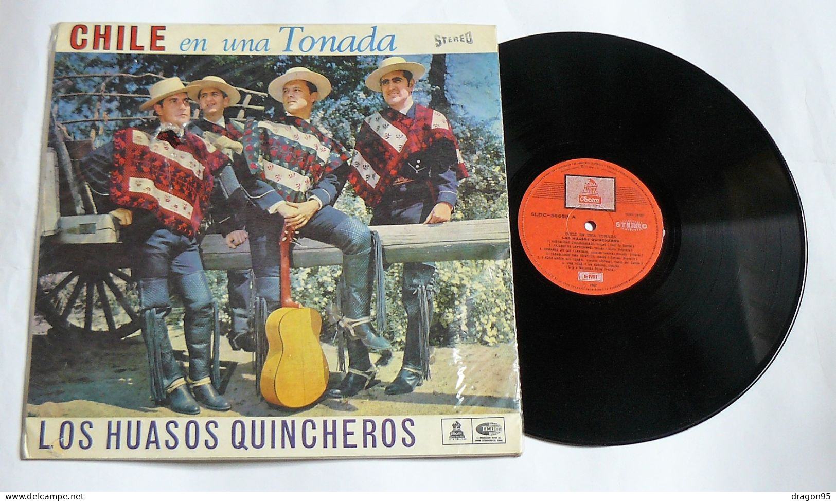 LP Dédicacé LOS HUASOS QUINCHEROS : Chile En Una Tonada - Cocon SDLC-36658 - Chili - 1967 - Musiche Del Mondo