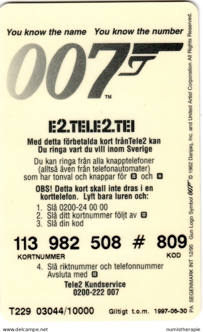 Golden Eye 007 James Bond : Telekort 30 Min - Cinéma